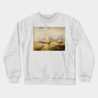 Van Tromp, Going About to Please His Masters by J.M.W. Turner Crewneck Sweatshirt